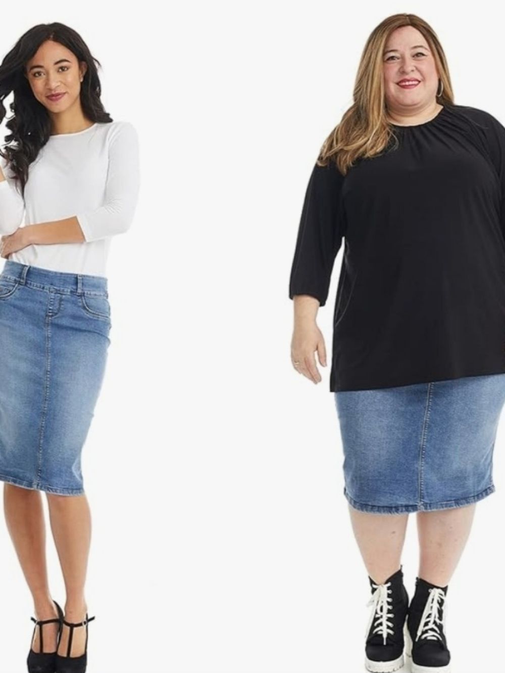 Esteez Boston Pull On Denim Skirt
